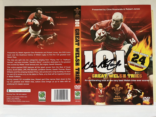 Welsh rugby dvd sleve - rugby,