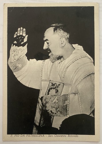 Cartolina padre pio - cartolina, da