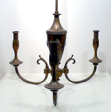 Lampadario in ottone bronzato