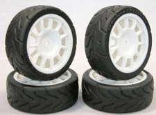 Rally Legends - Gomme e cerchi Abarth 500 assetto corsa 1/10 4pz