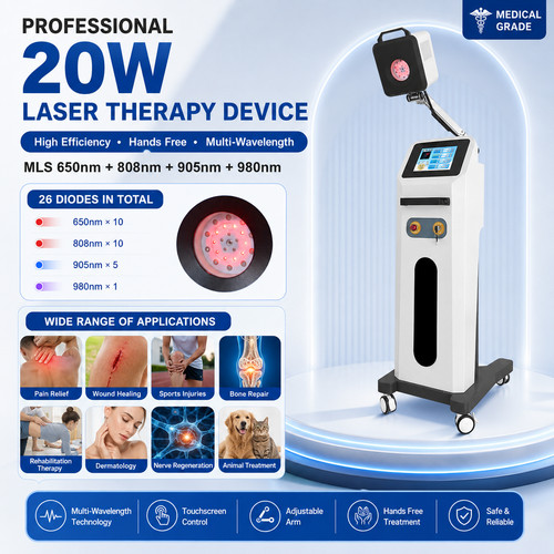 Carrello terapia laser - , hilt
