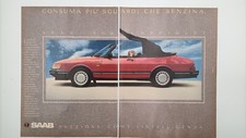 Clipping Pubblicità Adv. 1990 SAAB 900 CABRIOLET Preziose come L'Intelligenza