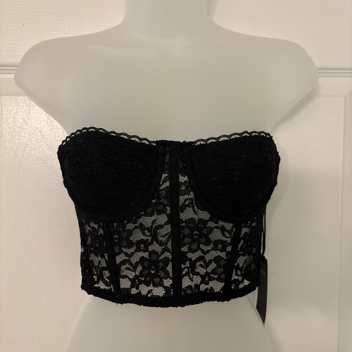 Top corsetto pizzo fine donna