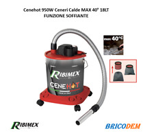 Aspiracenere Ribitech Cenehot 950W ceneri calde aspira per stufe a pellet camini