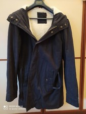 GIUBBOTTO CON PELO SENZA MARCA UNISEX COLORE NERO TAGLIA XL ORIGINALE USATO