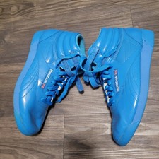 Reebok Freestyle vintage anni 80 ciao taglia 8 pelle blu J02956