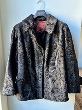 Giacca Vintage Di Pelliccia Astrakan