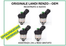 INIETTORI GPL ORIGINALI LANDI RENZO ATTACCO FIAT MTA tappo VERDE 237123000