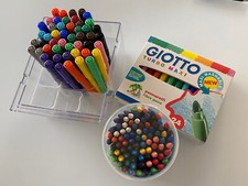 Colori pastello a cera e pennarelli Giotto turbo maxi