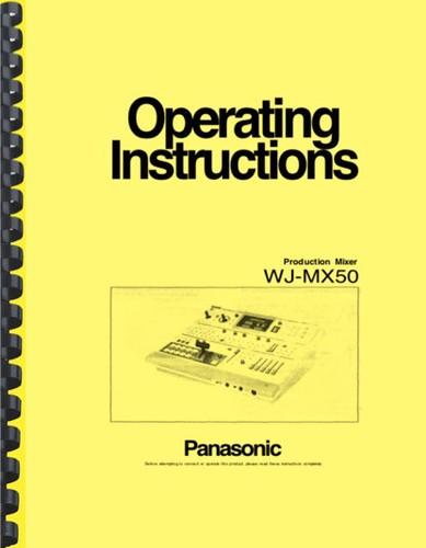 Mixer video panasonic mx50 - video, wj-mx50
