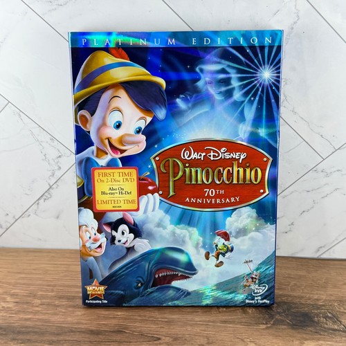 Pinocchio dvd 2009 70th - pinocchio,
