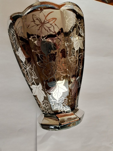 Vaso cristallo decoro - cristallo, ,decoro