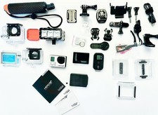 GoPro Hero 3+ Silver con accessori, attrezzatura subacquea e custodia rigida