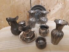 Lotto oggetti/soprammobili in peltro vintage