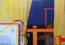 Leonardo Cremonini - Stampa offset originale del '75, firmata