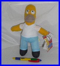 HOMER SIMPSONS Peluche Ufficiale Altezza 20cm NUOVO e ORIGINALE occhi plastica