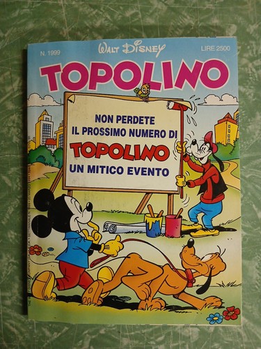 Topolino 1999 del - topolino, n°