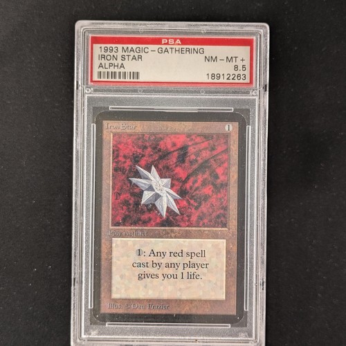 Mtg iron star - mtg, (psa