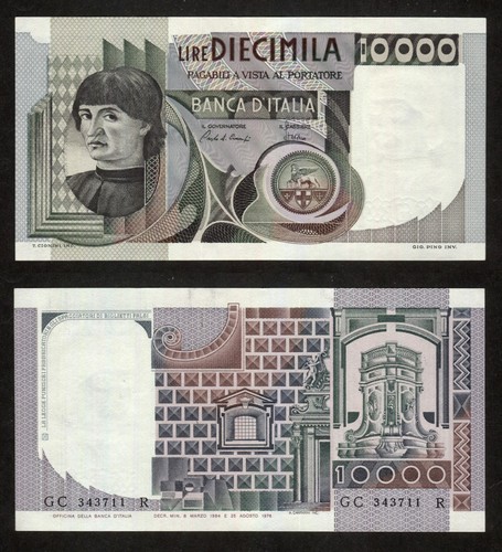 Italy 1984 10000 - 10000,