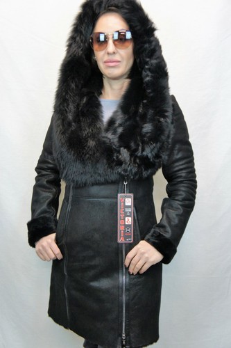 Giacca cappotto pelle - cappotto, in