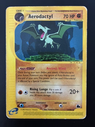 Pokémon tcg aerodactyl 144 - pokémon,