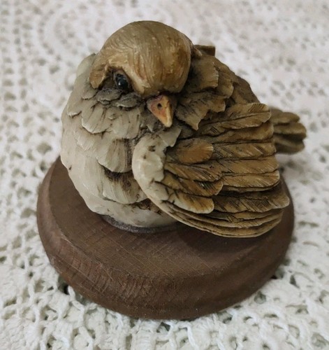 Scultura passerotto alabastite - scultura,