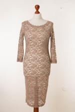 Abito ROSEMUNDE beige pizzo