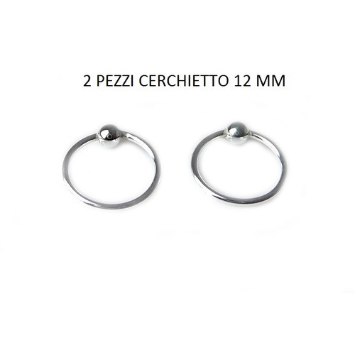 Orecchini piercing cerchio - 2,