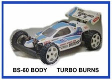 CARROZZERIA BODY "VINTAGE"  KYOSHO TURBO BURNS' RC 1/8 OFF ROAD  - OFF07