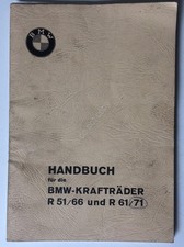 Manuale motocicli Handbuch BMW Krafträder R51/66 und R61 - copy