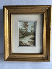 Quadro olio tavola - olio, su