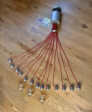 Lampadario Soggiorno - Moderno Minimalista Linea Rossa Bolla Palloncino