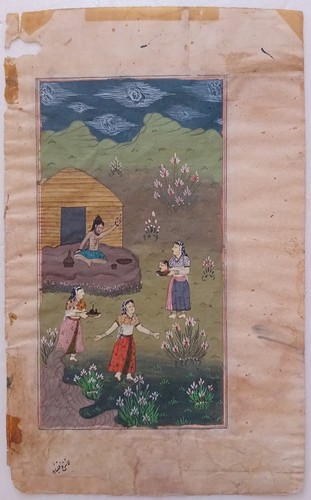 Antico dipinto xix 800 - 800, india