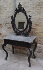DECORATIVA ANTICA CONSOLLE_CON SPECCHIERA ORIGINALE_UTILE_ELEGANTE_DA RESTAURARE
