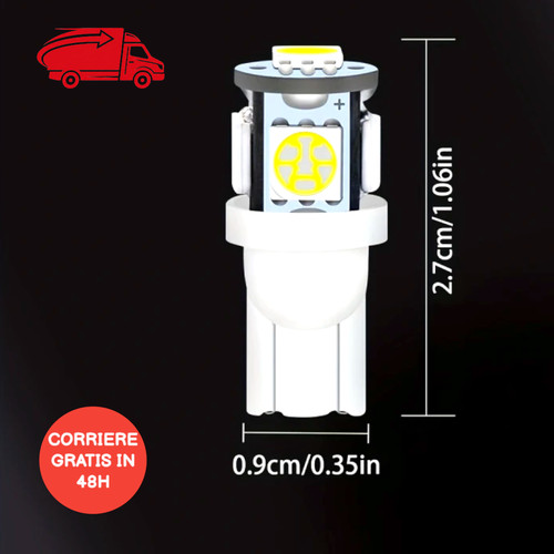 Lampadine led t10 - t10, 5050