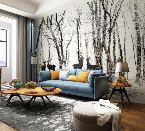 Pittura foresta r23618 - pittura, 3d