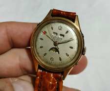 Orologio Ardath 17 jewels 36 mm Fasi di Luna 1954 Swiss Made con scatola coeva