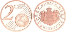 Monaco 2 Cent 2005 Moneta IN