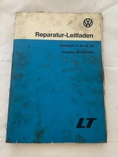 VW LT 40 45 50 Assetto 1981 Guida Riparazione Manuale Officina 