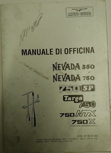 Manuale officina moto guzzi - manuale,