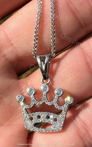 Ciondolo corona diamante