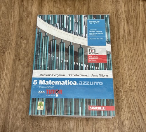 Matematica azzurro con - azzurro,