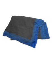 Sciarpa FALIERO SARTI Rayon Cashmere stola blu e grigia autentica W:50,39" 9642