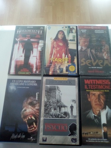Vhs 6 videocassette - vhs,