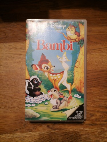 Cassette vidéo vhs bambi - cassette, /