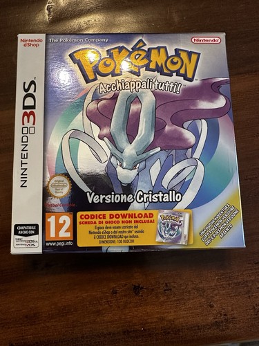 Box pokémon cristallo 3ds - pokémon,