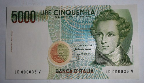 5000 lire bellini - lire, sr.