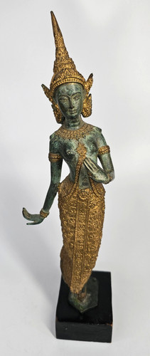 Statua vintage thai bronzo - statua,