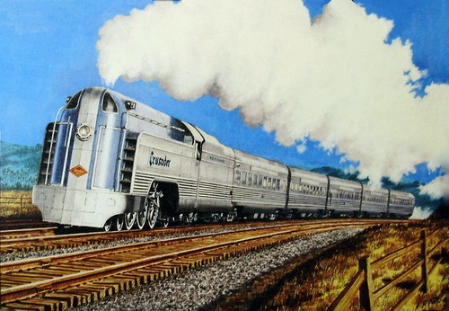Crusader locomotive and tender - locomotive,