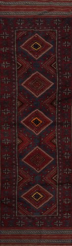Tappeto lana rosso - , a
